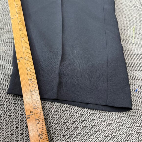 Talbots Woman Plus Size 18WP Black Capri Dress Pants Straight Leg Mid Rise - Picture 7 of 10